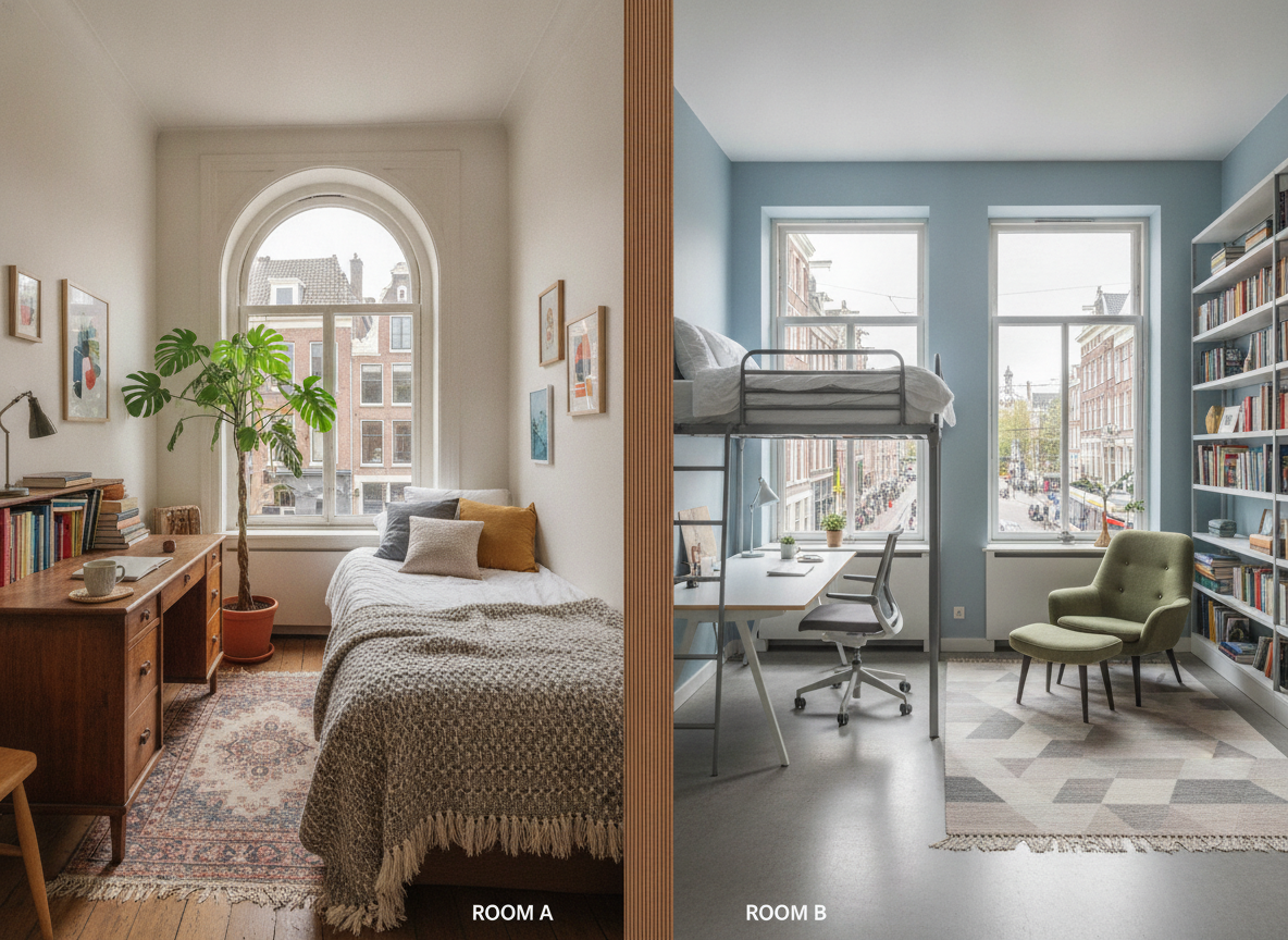 Kiezen tussen twee kamers